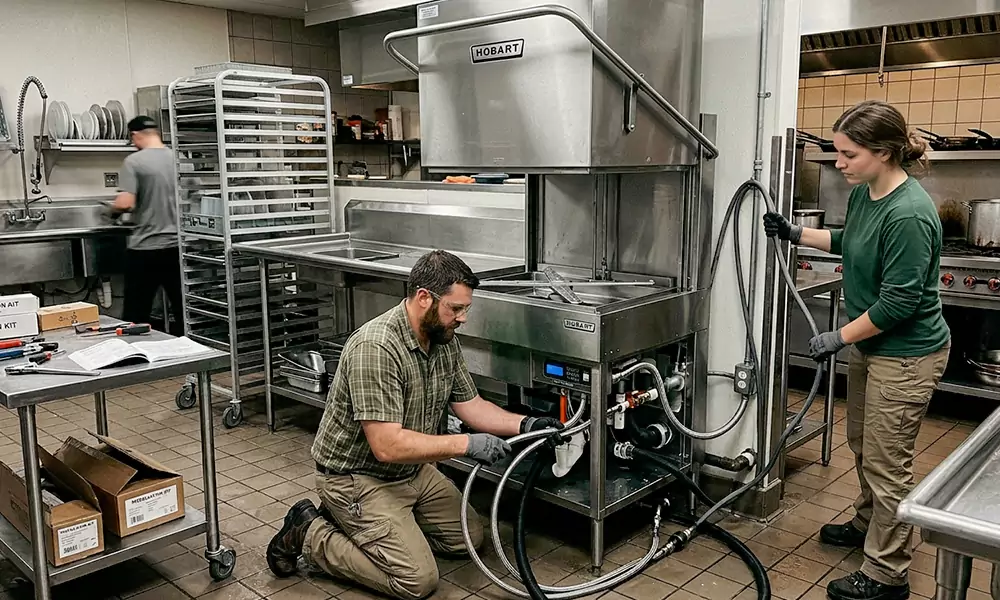 Commercial Dishwasher Installation in Westborough, MA