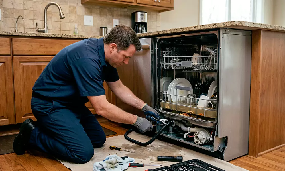 Dishwasher Not Draining Repair in Westborough, MA