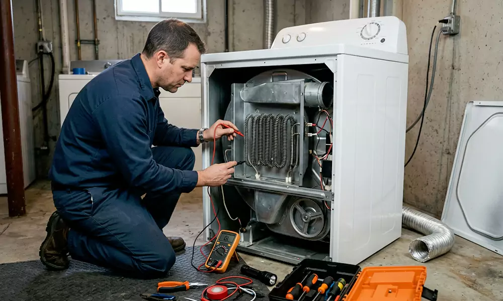 Dryer Not Heating Repair in Westborough, MA