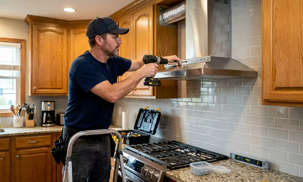 Range Hood Installation in Westborough, MA