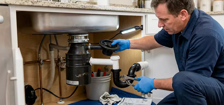 Garbage Disposal Splash Guard and Trap Installation in Westborough