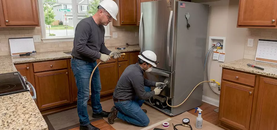 Propane Refrigerator Installation in Westborough